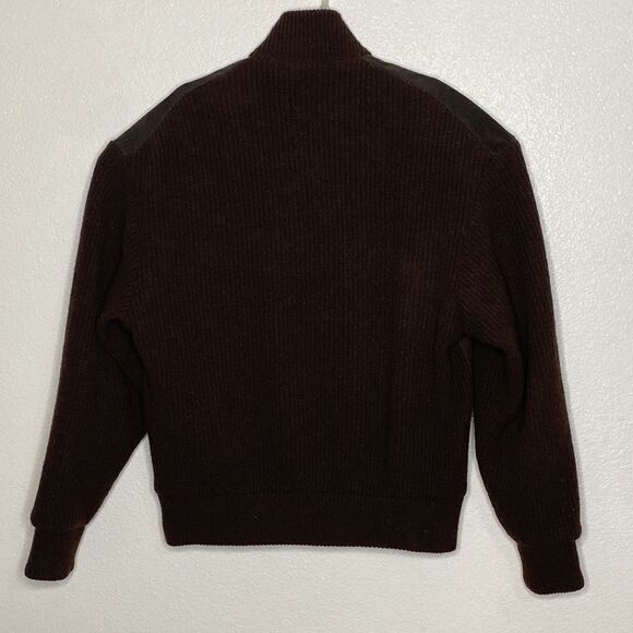 CABELA’S Men’s Suede Leather/ Wool Knit Full Zip Fully Lined Jacket Size XL - Picture 8 of 8